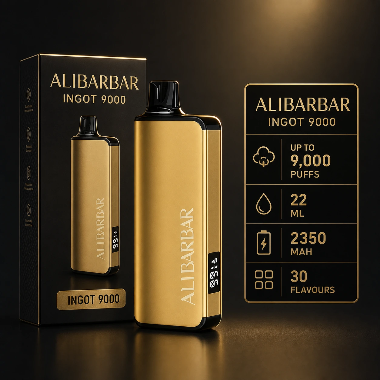 ALIBARBAR INGOT 9000 product overview